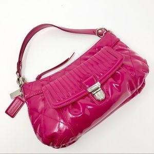 Pink Coach Purse - Patent Leather Like New